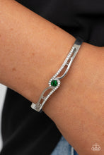 Load image into Gallery viewer, Open Door Jewelry - Top-Shelf Shimmer - Green Bracelet - Paparazzi Accessories

