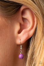 Load image into Gallery viewer, Open Door Jewelry - Daisy Dotted Deserts - Purple Necklace - Paparazzi Accessories
