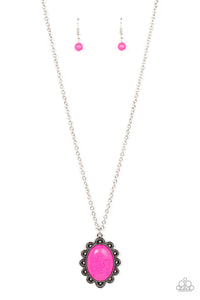 five-dollar-jewelry-daisy-dotted-deserts-pink-necklace-paparazzi-accessories