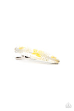 Load image into Gallery viewer, Open Door Jewelry - Floral Flurry - Yellow Hair Clip - Paparazzi Accessories
