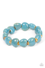 Load image into Gallery viewer, five-dollar-jewelry-glaze-a-trail-blue-bracelet-paparazzi-accessories
