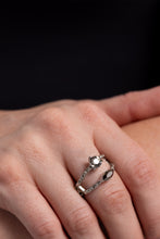 Load image into Gallery viewer, Open Door Jewelry - Embraceable Elegance - Silver Ring - Paparazzi Accessories
