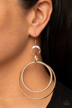 Load image into Gallery viewer, Open Door Jewelry - Haute Hysteria - Gold Earrings - Paparazzi Accessories
