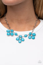 Load image into Gallery viewer, Open Door Jewelry - SELFIE-Worth - Blue Necklace - Paparazzi Accessories
