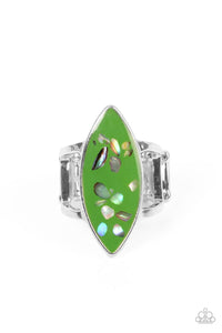 five-dollar-jewelry-oceanic-odyssey-green-ring-paparazzi-accessories