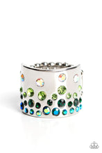 Load image into Gallery viewer, five-dollar-jewelry-sizzling-sultry-green-ring-paparazzi-accessories
