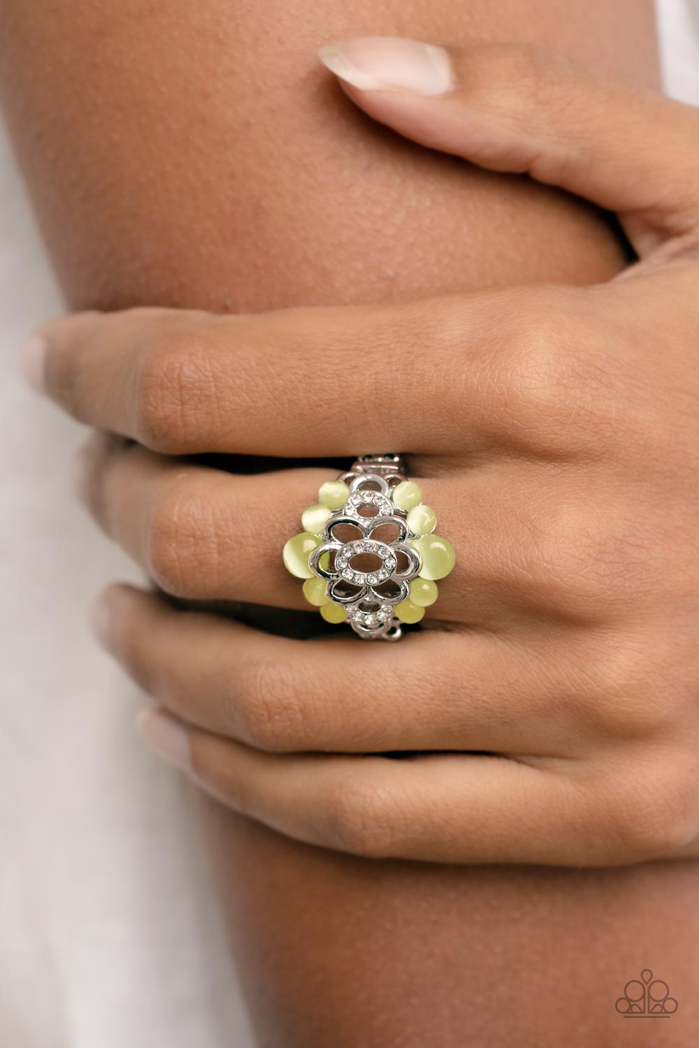 Open Door Jewelry - Eden Equinox - Yellow Ring - Paparazzi Accessories
