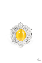 Load image into Gallery viewer, five-dollar-jewelry-delightfully-dreamy-yellow-ring-paparazzi-accessories
