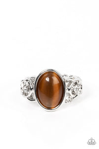 five-dollar-jewelry-crystals-and-cats-eye-brown-ring-paparazzi-accessories