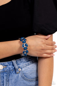 Open Door Jewelry - Gondola Groves - Blue Bracelet - Paparazzi Accessories