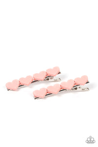 five-dollar-jewelry-sending-you-love-pink-hair clip-paparazzi-accessories