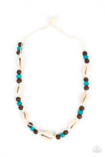 Load image into Gallery viewer, five-dollar-jewelry-bermuda-beachcomber-blue-necklace-paparazzi-accessories
