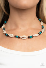 Load image into Gallery viewer, Open Door Jewelry - Bermuda Beachcomber - Blue Necklace - Paparazzi Accessories
