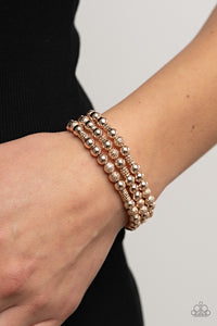 Open Door Jewelry - Boundless Boundaries - Rose Gold Bracelet - Paparazzi Accessories