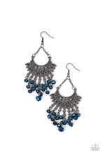 Load image into Gallery viewer, five-dollar-jewelry-chromatic-cascade-blue-earrings-paparazzi-accessories
