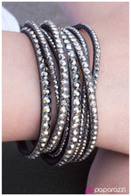 Load image into Gallery viewer, five-dollar-jewelry-wrapped-around-her-finger-silver-bracelet-paparazzi-accessories
