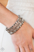 Load image into Gallery viewer, Open Door Jewelry - Thematic Twinkle - Silver Bracelet - Paparazzi Accessories
