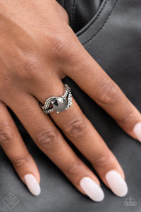 Open Door Jewelry - Blockbuster Boom - Silver Ring - Paparazzi Accessories