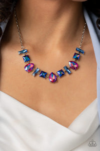 Open Door Jewelry - Interstellar Ice - Pink Necklace - Paparazzi Accessories