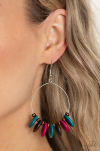 Open Door Jewelry - Surf Camp - Multi Earrings - Paparazzi Accessories