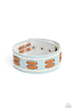 Load image into Gallery viewer, five-dollar-jewelry-in-the-frontier-running-blue-bracelet-paparazzi-accessories
