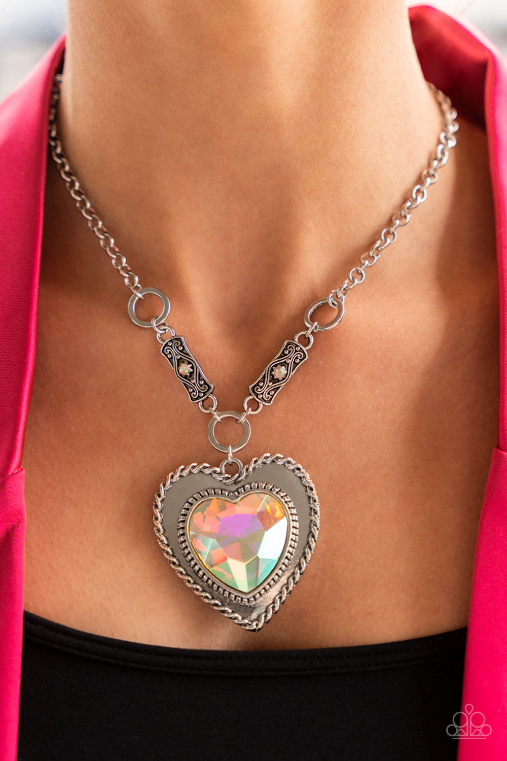 Open Door Jewelry - Heart Full of Fabulous - Multi Necklace - Paparazzi Accessories