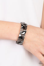 Load image into Gallery viewer, Open Door Jewelry - Full Body Chills - Black Bracelet - Paparazzi Accessories
