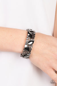 Open Door Jewelry - Full Body Chills - Black Bracelet - Paparazzi Accessories