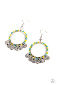 five-dollar-jewelry-bohemian-beach-blast-green-earrings-paparazzi-accessories