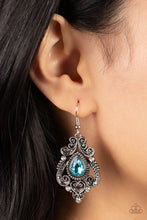 Load image into Gallery viewer, Open Door Jewelry - Palace Perfection - Blue Earrings - Paparazzi Accessories
