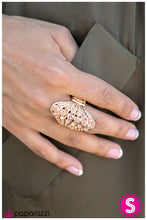 Load image into Gallery viewer, five-dollar-jewelry-breakfast-at-tiffanys-gold-ring-paparazzi-accessories
