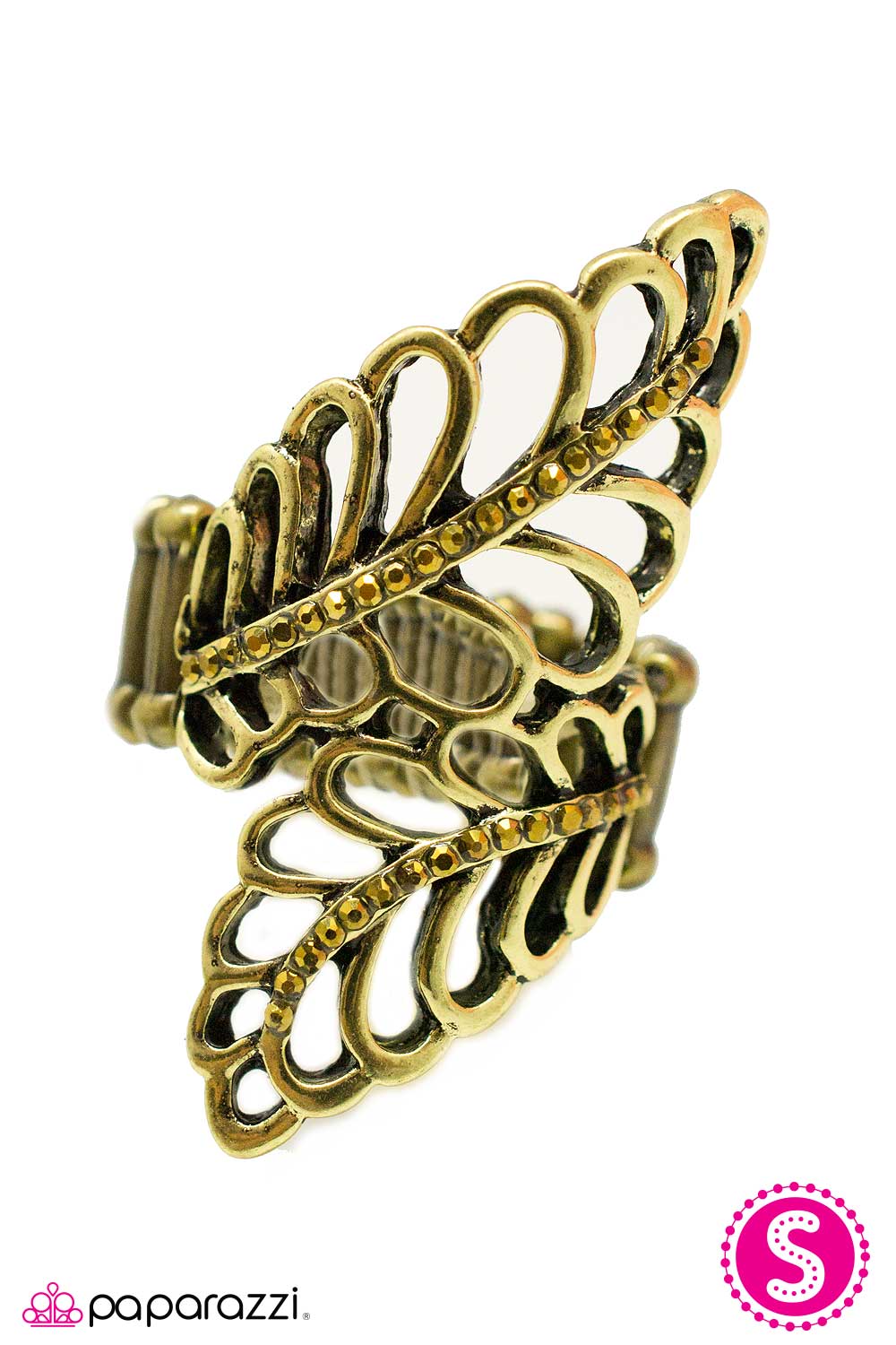 Open Door Jewelry - Autumn Haze- Brass Ring - Paparazzi Accessories