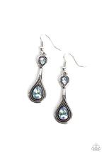 Load image into Gallery viewer, five-dollar-jewelry-dazzling-droplets-blue-earrings-paparazzi-accessories
