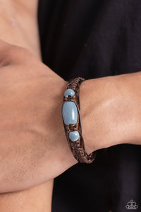 Open Door Jewelry - SOJOURN On - Blue Bracelet - Paparazzi Accessories