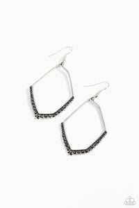 five-dollar-jewelry-bent-on-success-silver-earrings-paparazzi-accessories