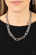 Load image into Gallery viewer, Open Door Jewelry - Tough Call - Silver Necklace - Paparazzi Accessories
