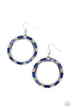 Load image into Gallery viewer, five-dollar-jewelry-gritty-glow-blue-earrings-paparazzi-accessories
