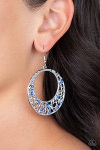 Open Door Jewelry - Enchanted Effervescence - Blue Earrings - Paparazzi Accessories