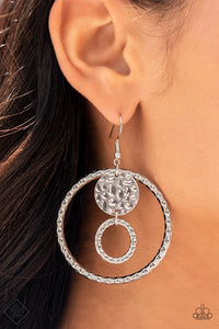 Open Door Jewelry - Mojave Metal Art - Silver Earrings - Paparazzi Accessories