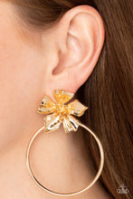 Load image into Gallery viewer, Open Door Jewelry - Buttercup Bliss - Gold Post Earrings - Paparazzi Accessories
