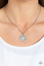 Load image into Gallery viewer, Open Door Jewelry - Heart Full of Faith - White Necklace - Paparazzi Accessories
