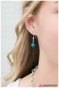 Open Door Jewelry - Catch 22 - Blue Necklace Necklace - Paparazzi Accessories