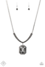 Load image into Gallery viewer, five-dollar-jewelry-fit-for-a-drama-queen-silver-necklace-paparazzi-accessories

