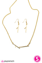 Load image into Gallery viewer, Open Door Jewelry - Firewood - Gold Necklace - Paparazzi Accessories
