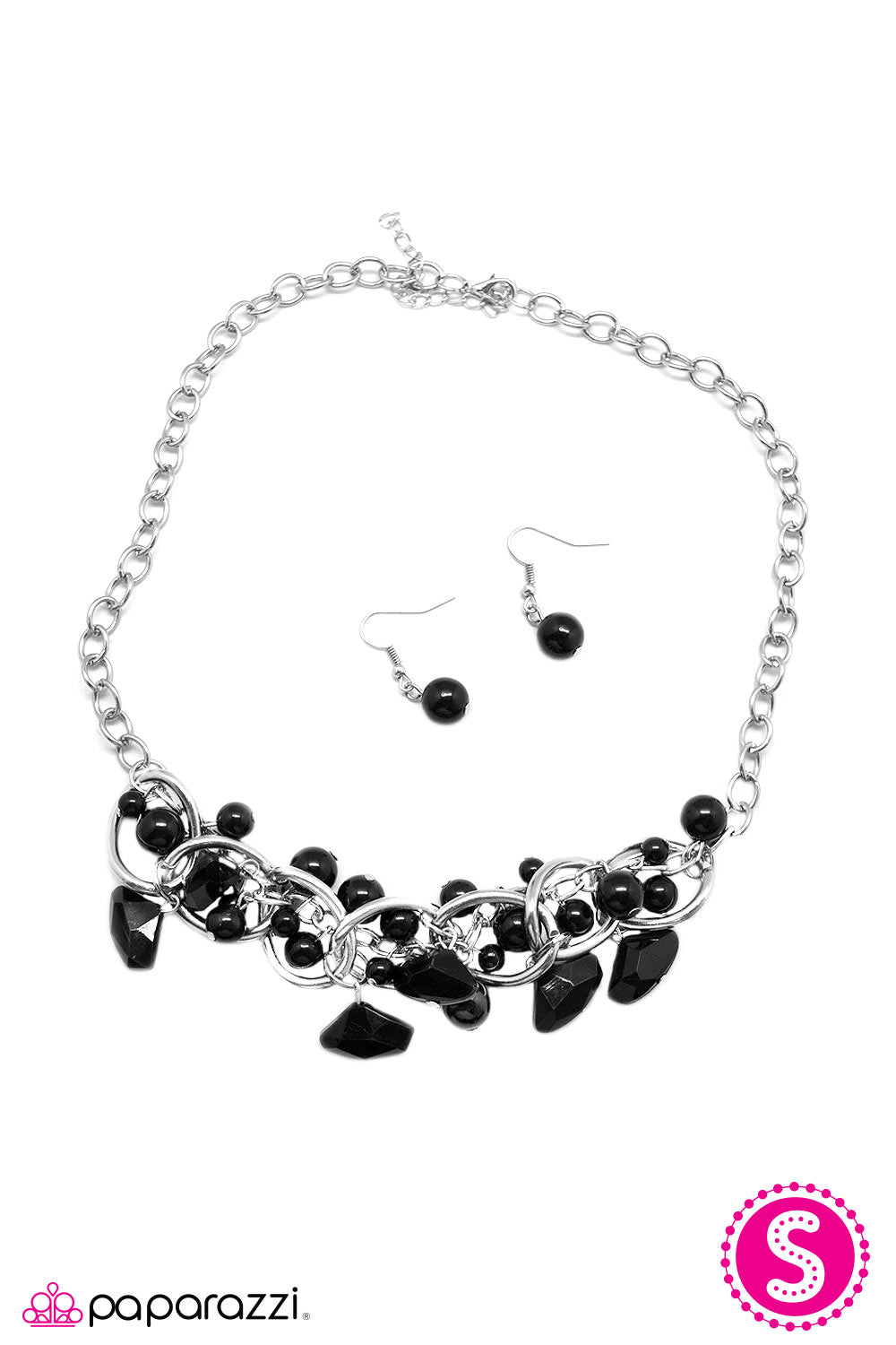 Open Door Jewelry - Tangled - Black Necklace - Paparazzi Accessories