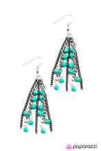 Load image into Gallery viewer, Open Door Jewelry - Out Of This World - Blue Earrings - Paparazzi Accessories
