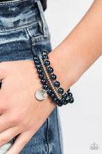 Load image into Gallery viewer, Open Door Jewelry - Pearly Professional - Blue Bracelet - Paparazzi Accessories
