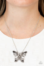 Load image into Gallery viewer, Open Door Jewelry - Badlands Butterfly - Black Necklace - Paparazzi Accessories
