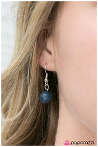 Open Door Jewelry - How Low Can You Go? - Blue Necklace - Paparazzi Accessories