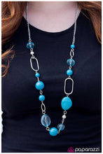 Load image into Gallery viewer, five-dollar-jewelry-rolling-stones-blue-necklace-paparazzi-accessories
